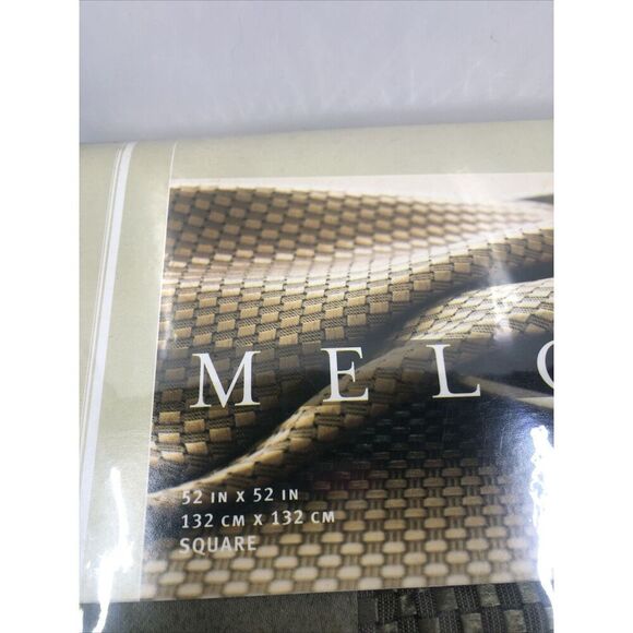 Melody Sage/Green Square Tablecloth 52”x52” VTG New - Picture 3 of 15